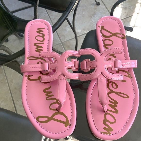 Sam Edelman Pink Sandals Size 7 NWOT - Picture 2 of 4